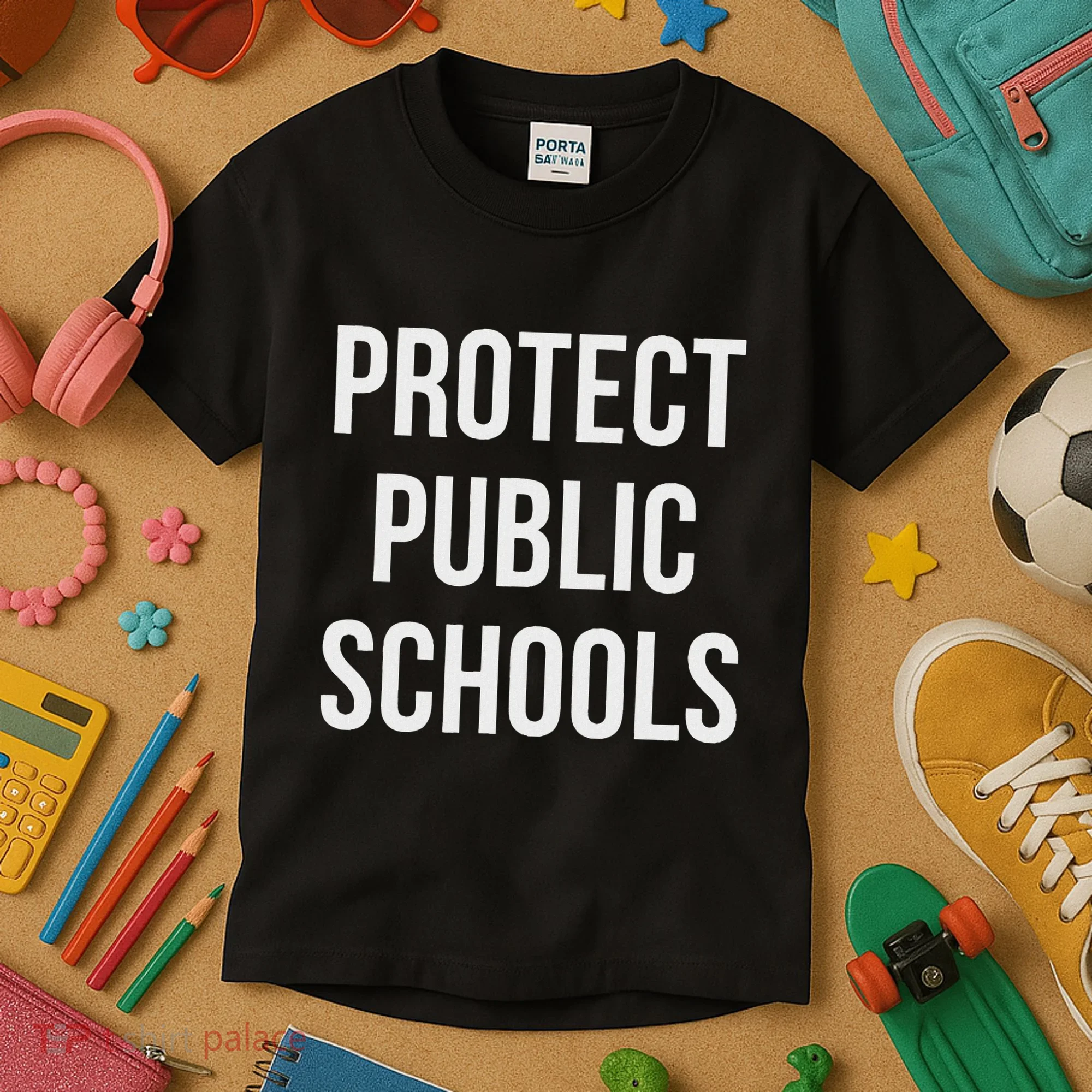 Protect Public Schools Kids T-Shirt