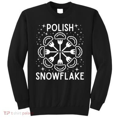 Polish Pierogi Snowflake Sweatshirt