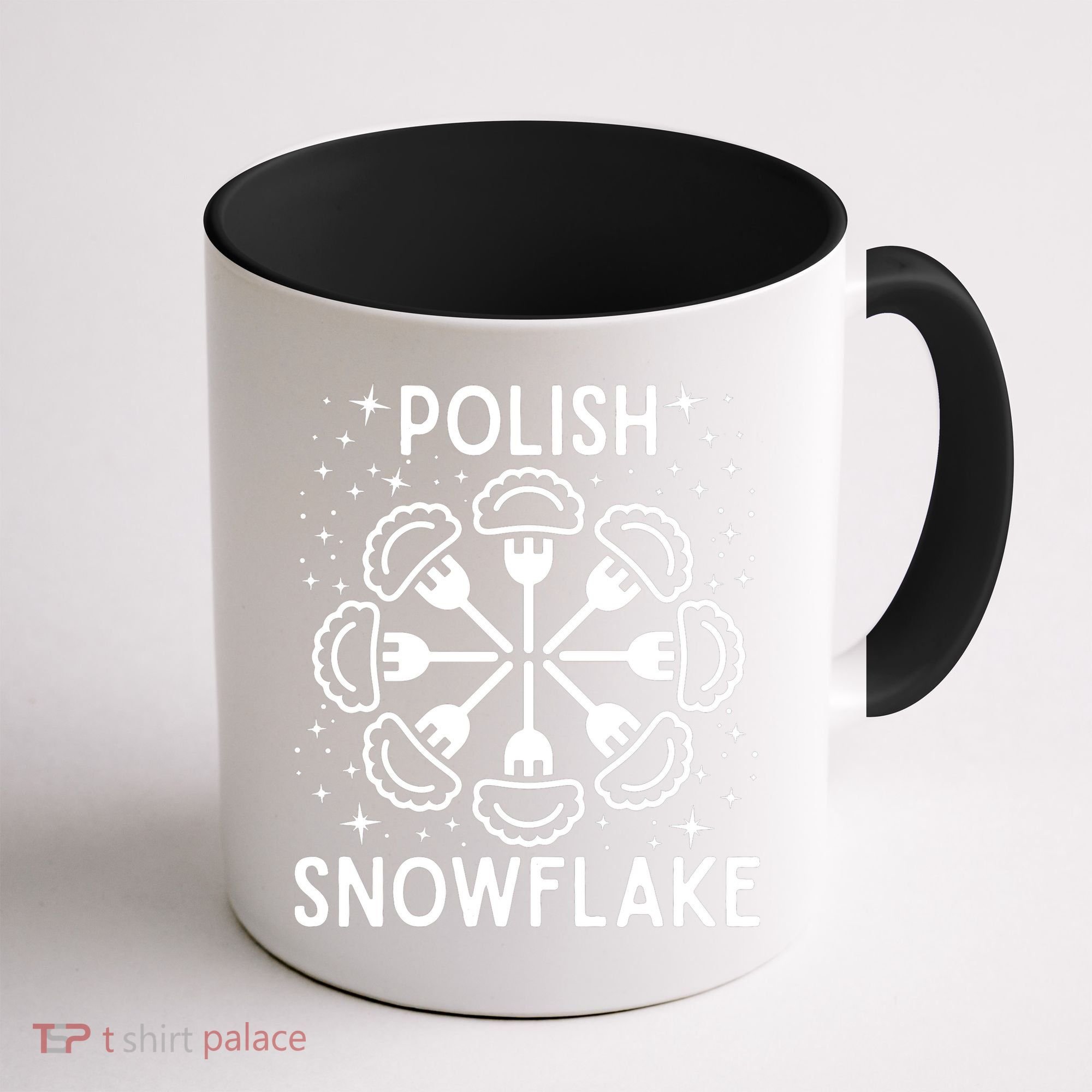 Polish Pierogi Snowflake Coffee Mug