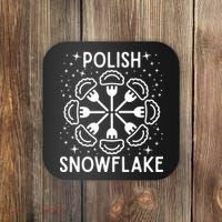 Polish Pierogi Snowflake Coaster thumb 0
