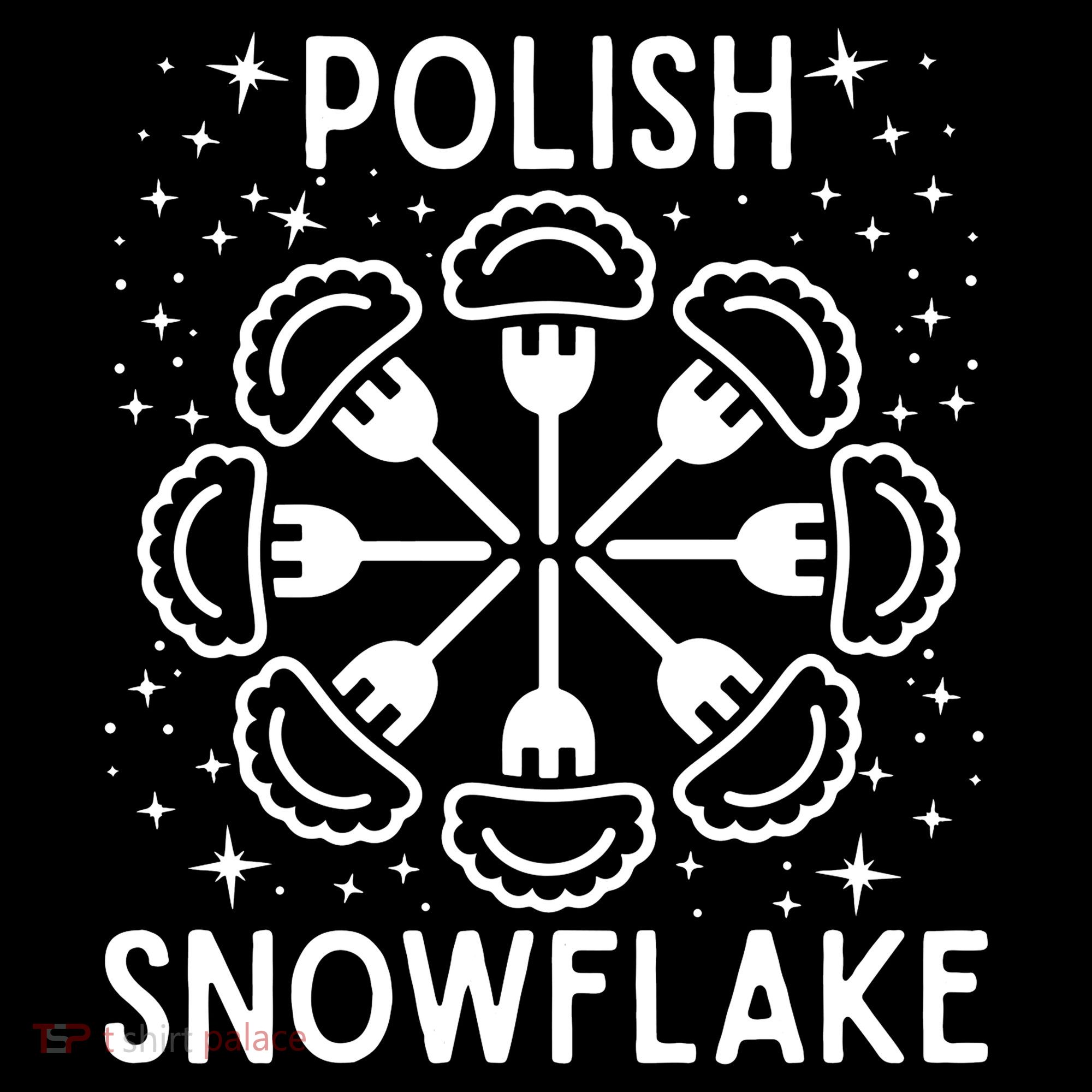 Polish Pierogi Snowflake Women's Hoodie