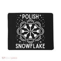 Polish Pierogi Snowflake Mousepad thumb 0