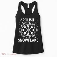 Polish Pierogi Snowflake Women's Tank Top thumb 0