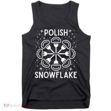 Polish Pierogi Snowflake Tank Top