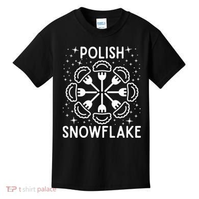 Polish Pierogi Snowflake Kids T-Shirt