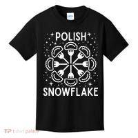 Polish Pierogi Snowflake Kids T-Shirt thumb 0