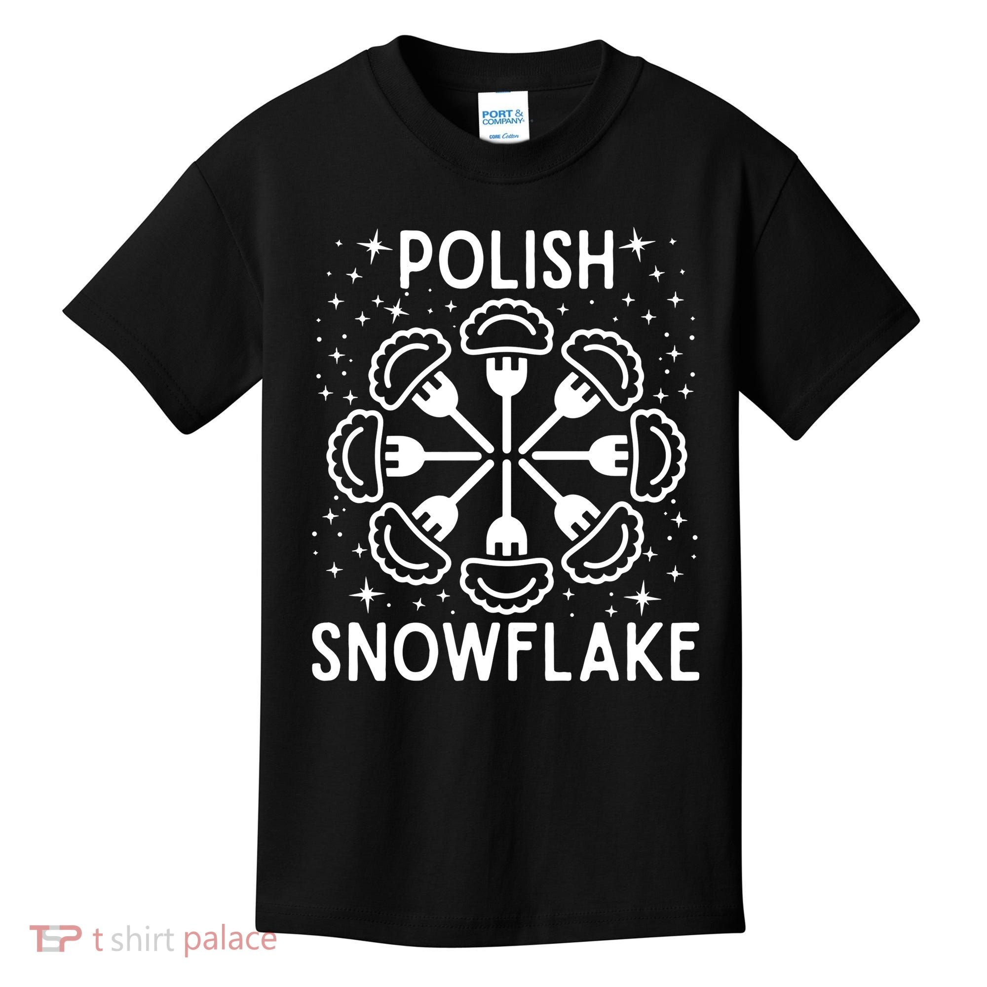 Polish Pierogi Snowflake Kids T-Shirt