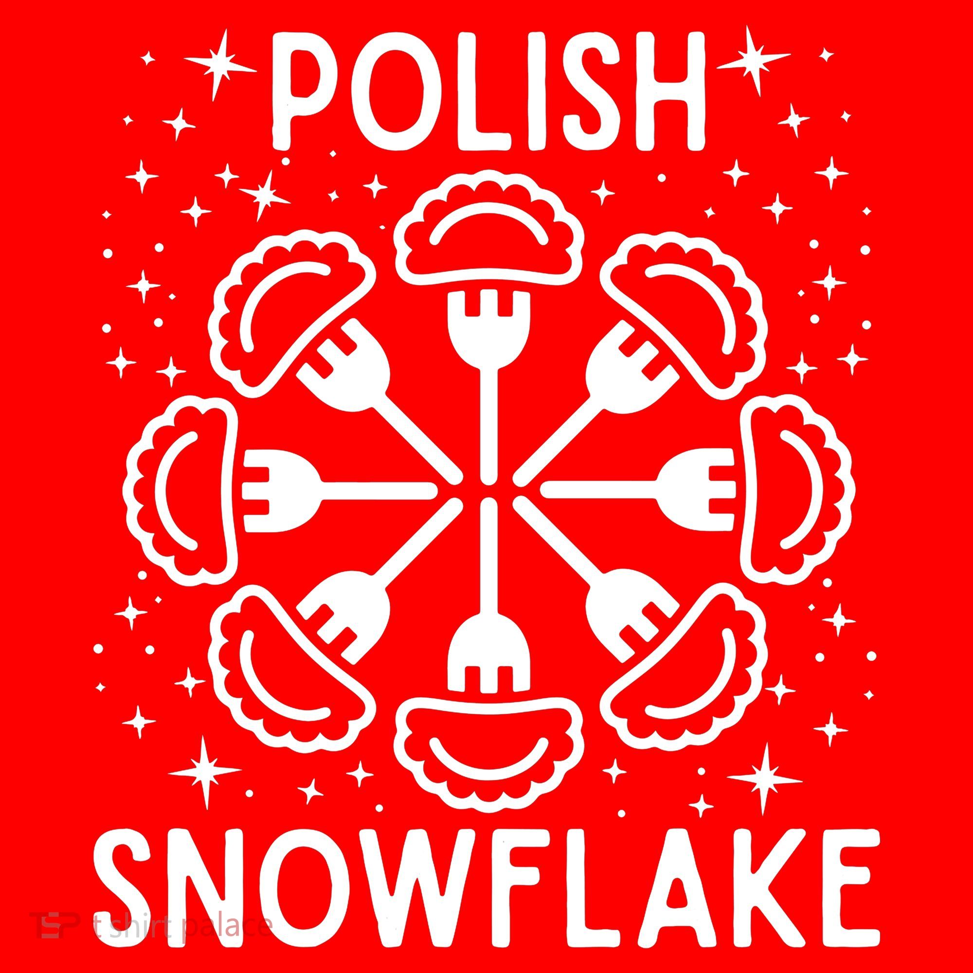 Polish Pierogi Snowflake Santa Hat