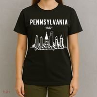 Philadelphia Pennsylvania Skyline T-Shirt thumb 4