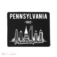 Philadelphia Pennsylvania Skyline Mousepad thumb 0