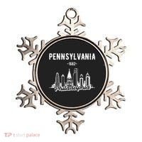 Philadelphia Pennsylvania Skyline Ornament thumb 0