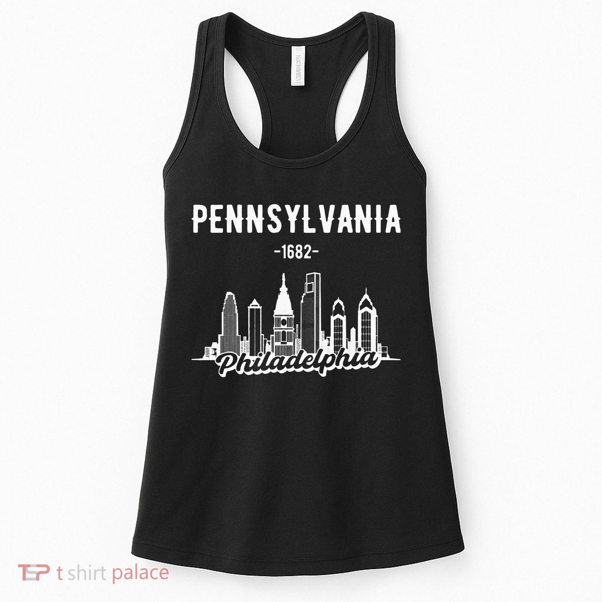 Philadelphia Pennsylvania Skyline Women's Tank Top