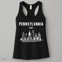 Philadelphia Pennsylvania Skyline Women's Tank Top thumb 3