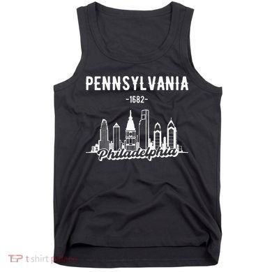 Philadelphia Pennsylvania Skyline Tank Top