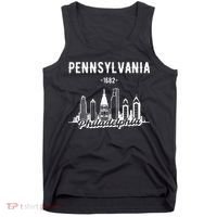 Philadelphia Pennsylvania Skyline Tank Top thumb 0