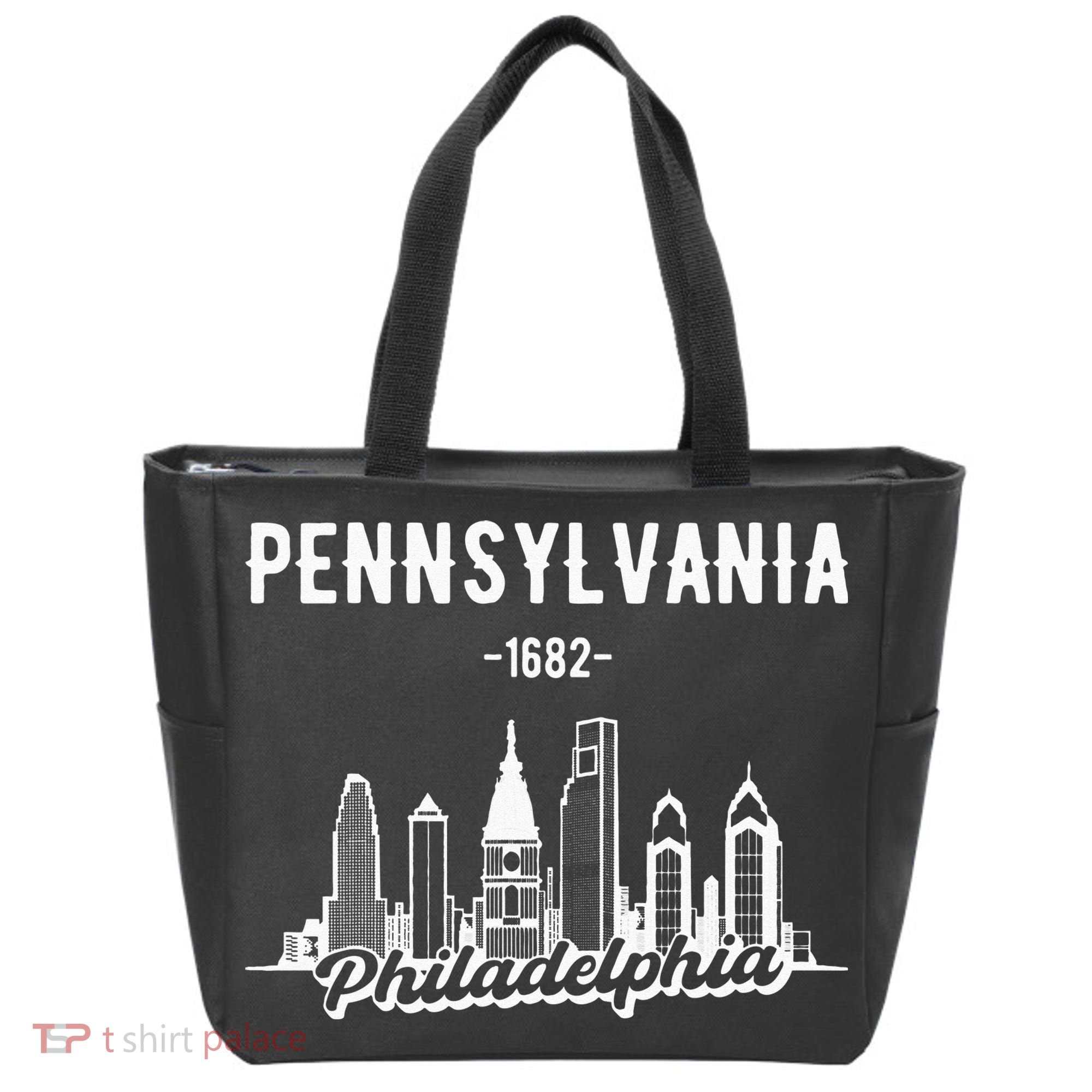 Philadelphia Pennsylvania Skyline Tote Bag