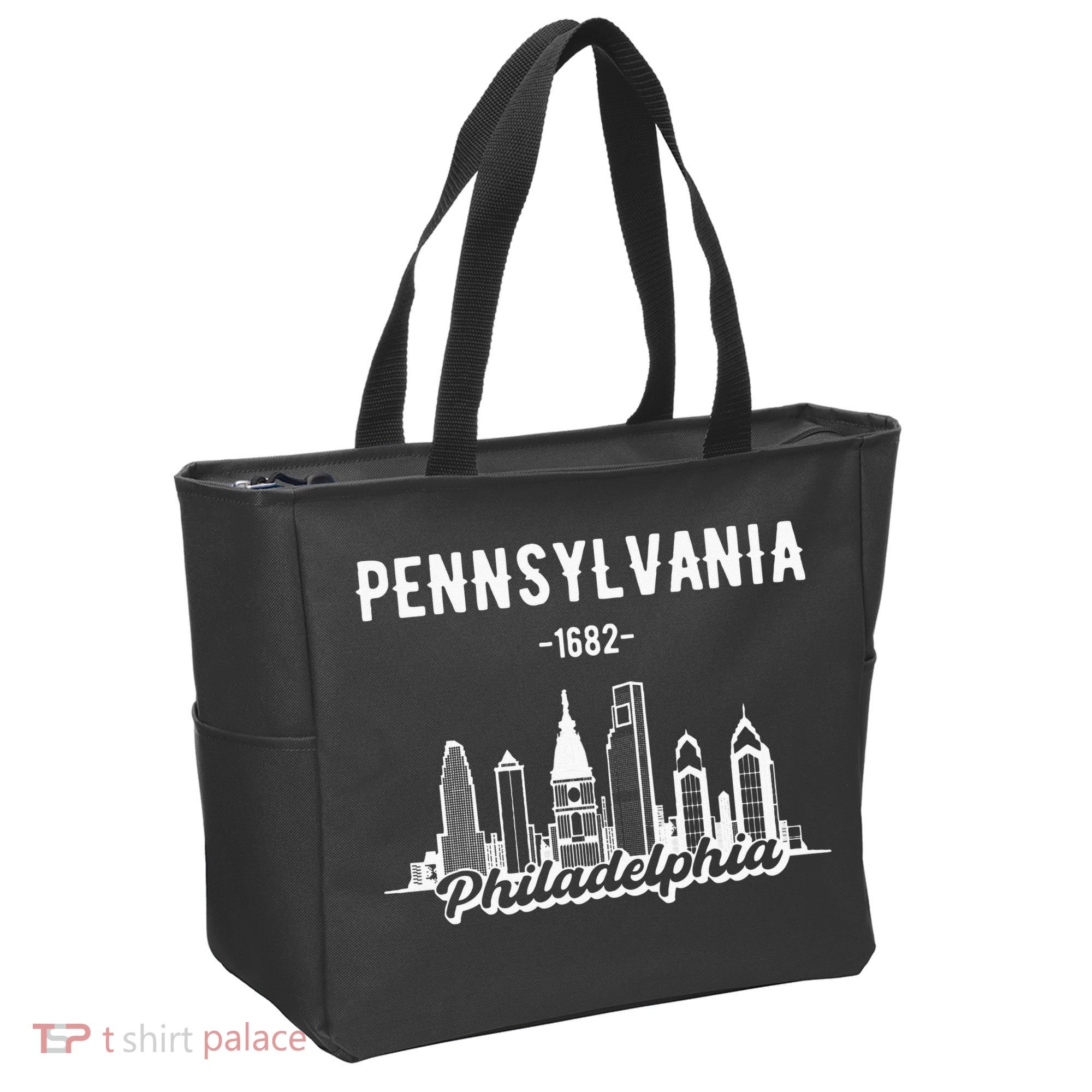 Philadelphia Pennsylvania Skyline Tote Bag