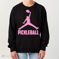 Pink Pickleball Sports Logo Women's Sweatshirt thumb 0
