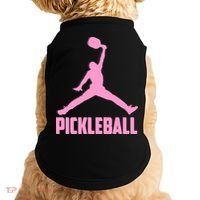 Pink Pickleball Sports Logo Doggie Tank thumb 0