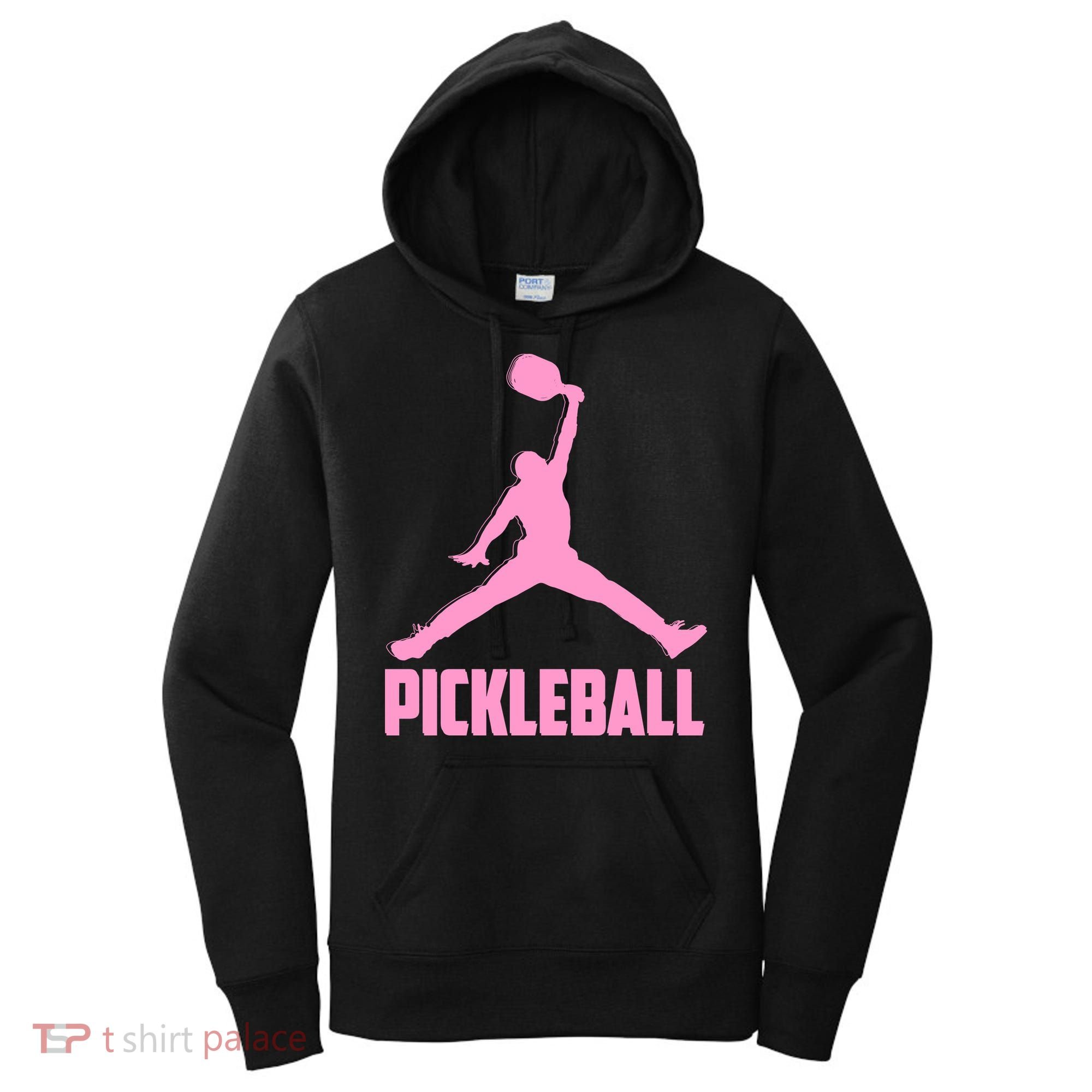 Pink Pickleball Sports Logo Women's Hoodie