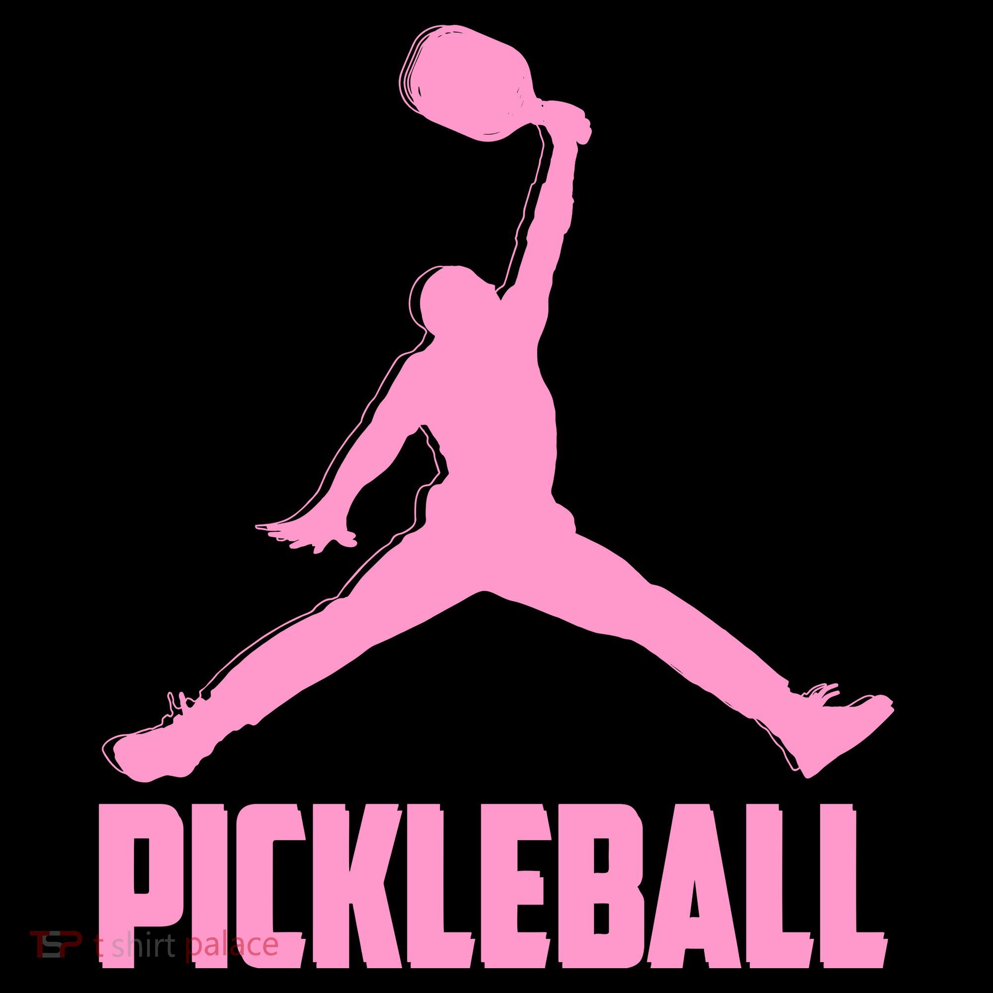 Pink Pickleball Sports Logo Women's Hoodie