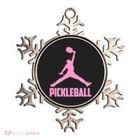 Pink Pickleball Sports Logo Ornament thumb 0