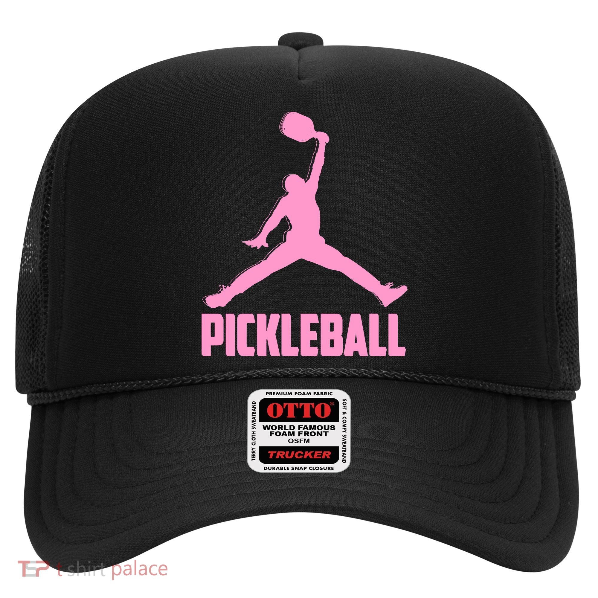 Pink Pickleball Sports Logo Hat