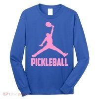 Pink Pickleball Sports Logo Long Sleeve Shirt thumb 0