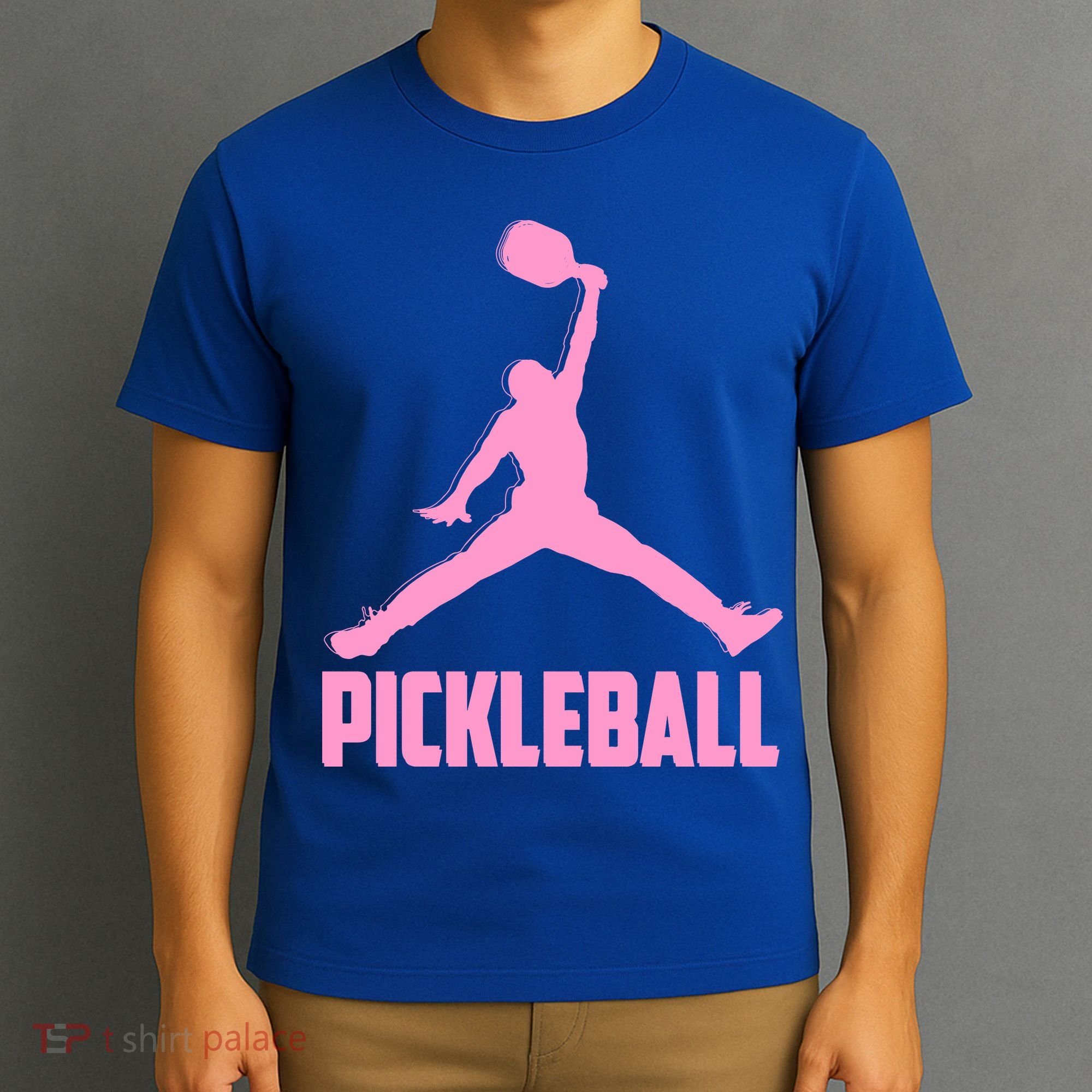 Pink Pickleball Sports Logo T-Shirt