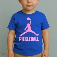Pink Pickleball Sports Logo Toddler T-Shirt thumb 2