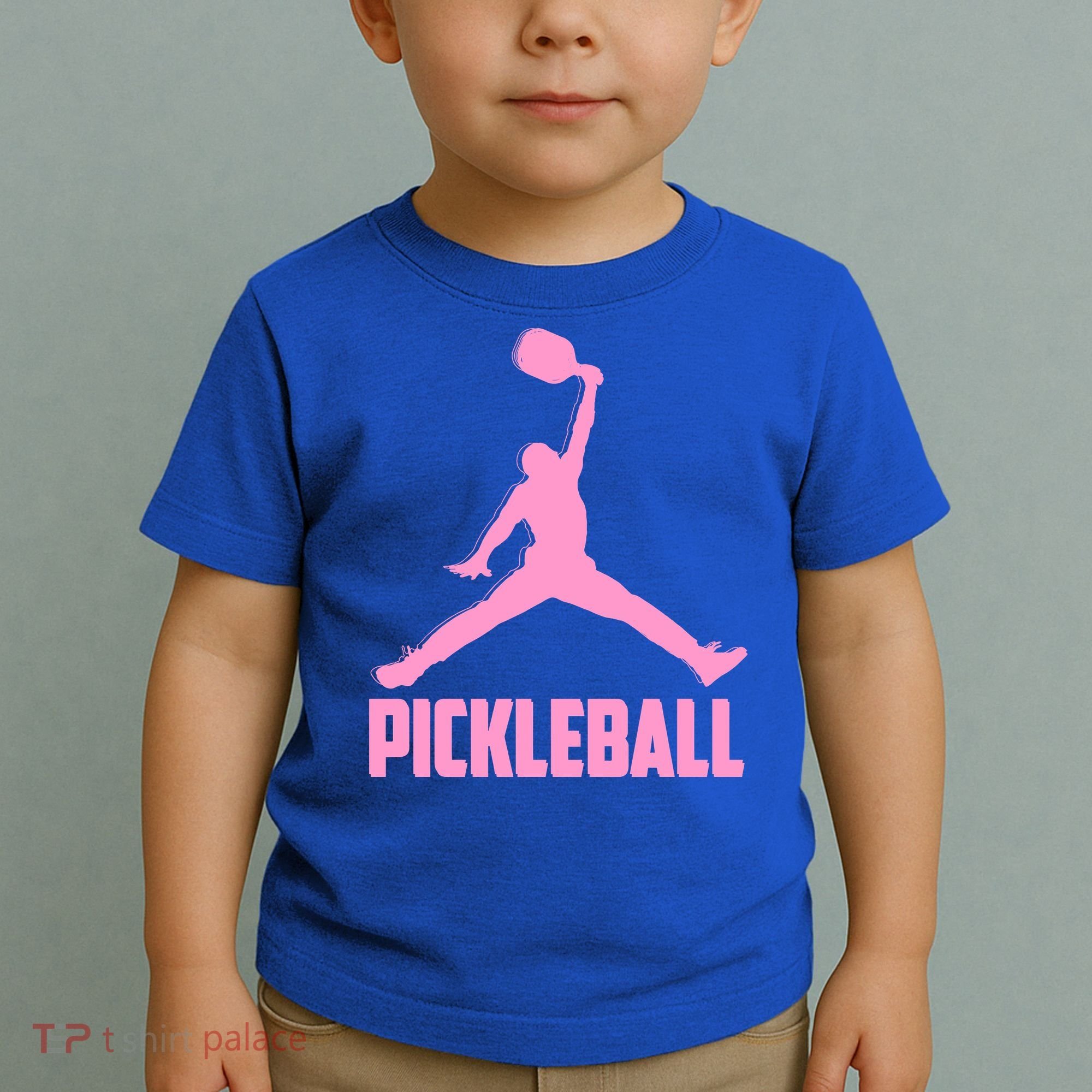 Pink Pickleball Sports Logo Toddler T-Shirt