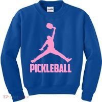 Pink Pickleball Sports Logo Kids Sweatshirt thumb 0