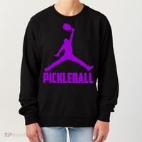 Purple Pickleball Sports Logo Women's Sweatshirt thumb 0