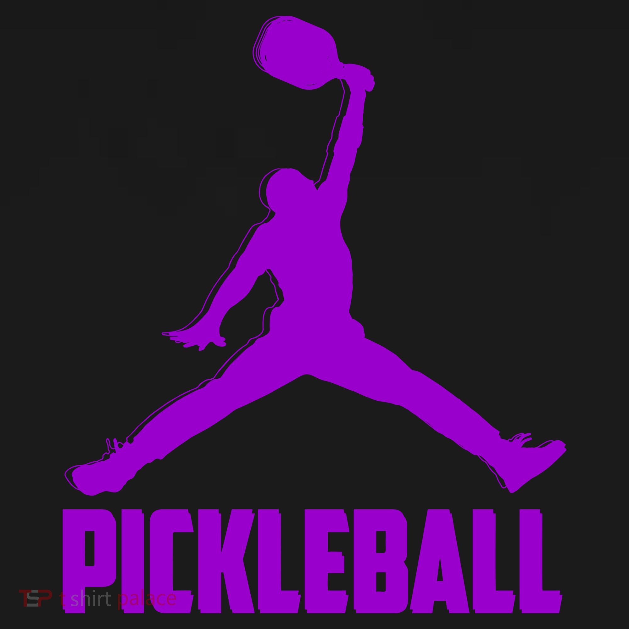 Purple Pickleball Sports Logo Toddler Hoodie