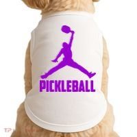 Purple Pickleball Sports Logo Doggie Tank thumb 0