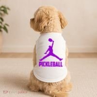 Purple Pickleball Sports Logo Doggie Tank thumb 2