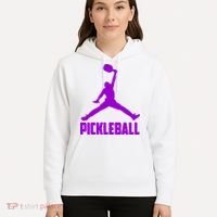 Purple Pickleball Sports Logo Hoodie thumb 5