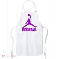 Purple Pickleball Sports Logo Apron thumb 0