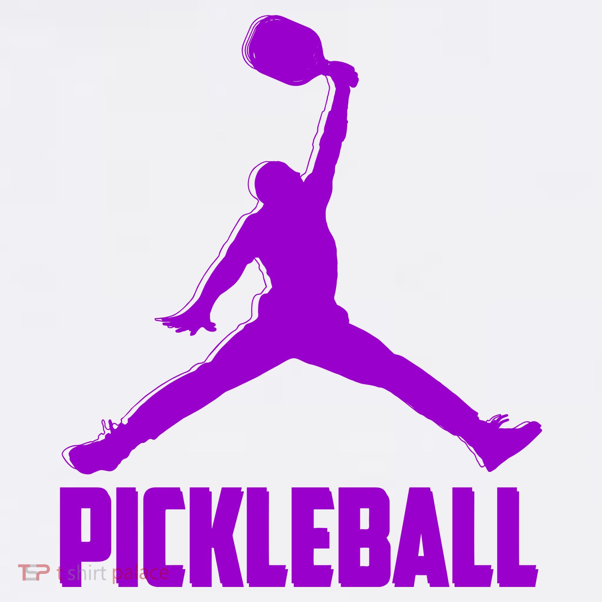 Purple Pickleball Sports Logo Apron