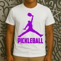 Purple Pickleball Sports Logo T-Shirt thumb 3