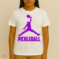Purple Pickleball Sports Logo T-Shirt thumb 4