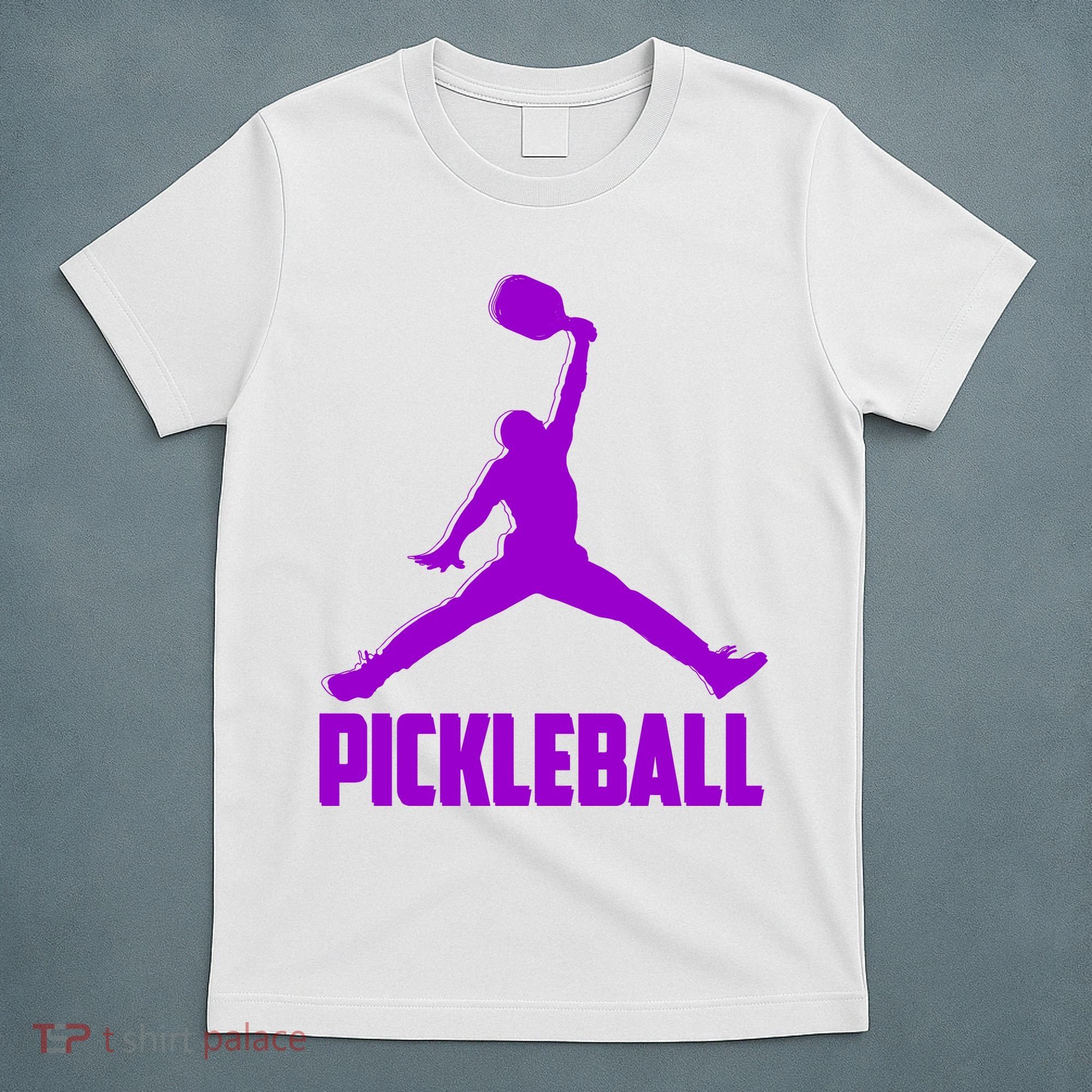 Purple Pickleball Sports Logo T-Shirt