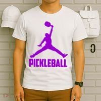 Purple Pickleball Sports Logo T-Shirt thumb 6