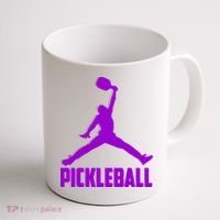 Purple Pickleball Sports Logo Coffee Mug thumb 1