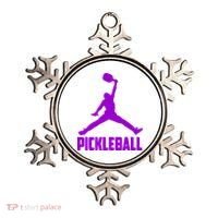 Purple Pickleball Sports Logo Ornament thumb 0