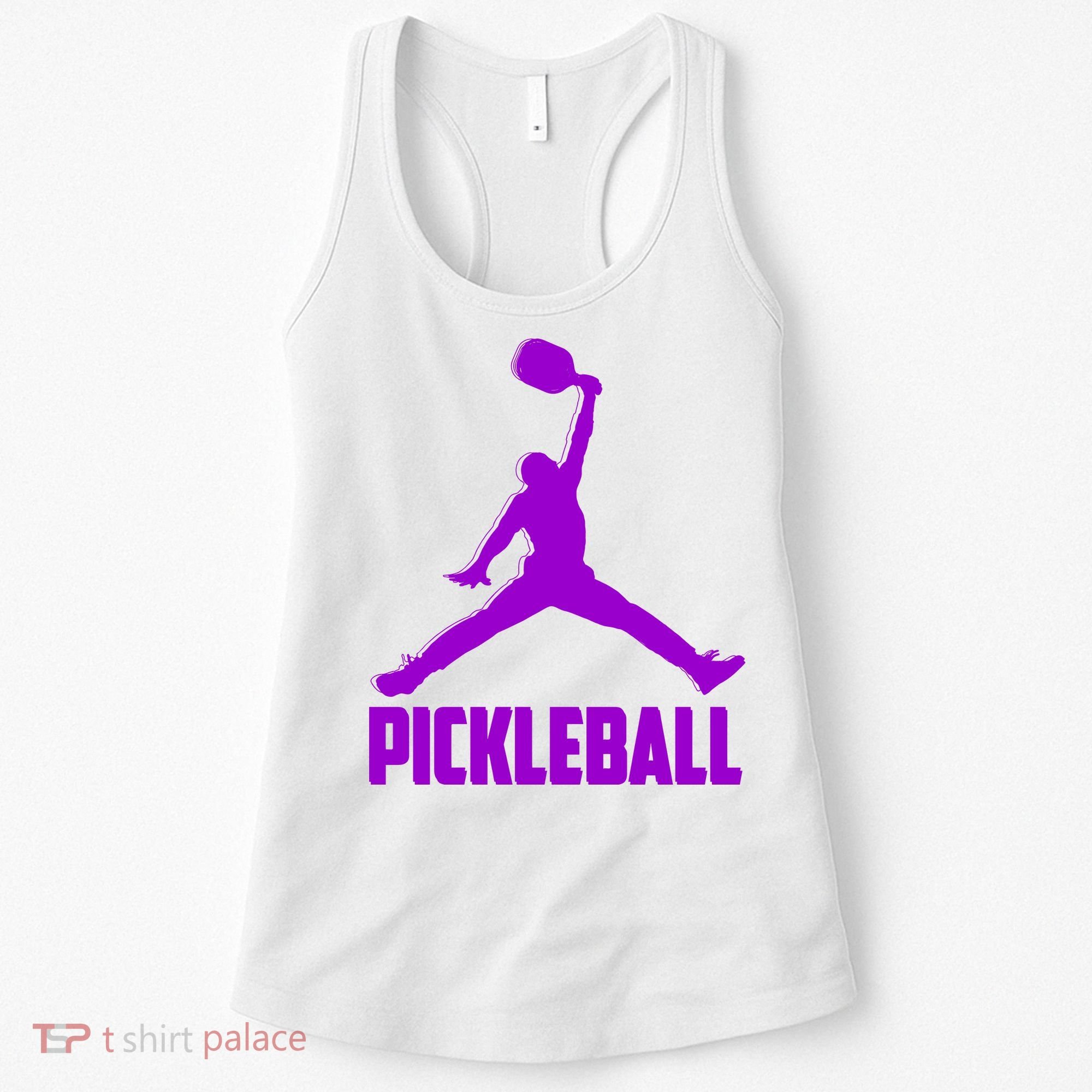 Purple Pickleball Sports Logo Women's Tank Top