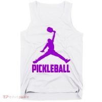 Purple Pickleball Sports Logo Tank Top thumb 0