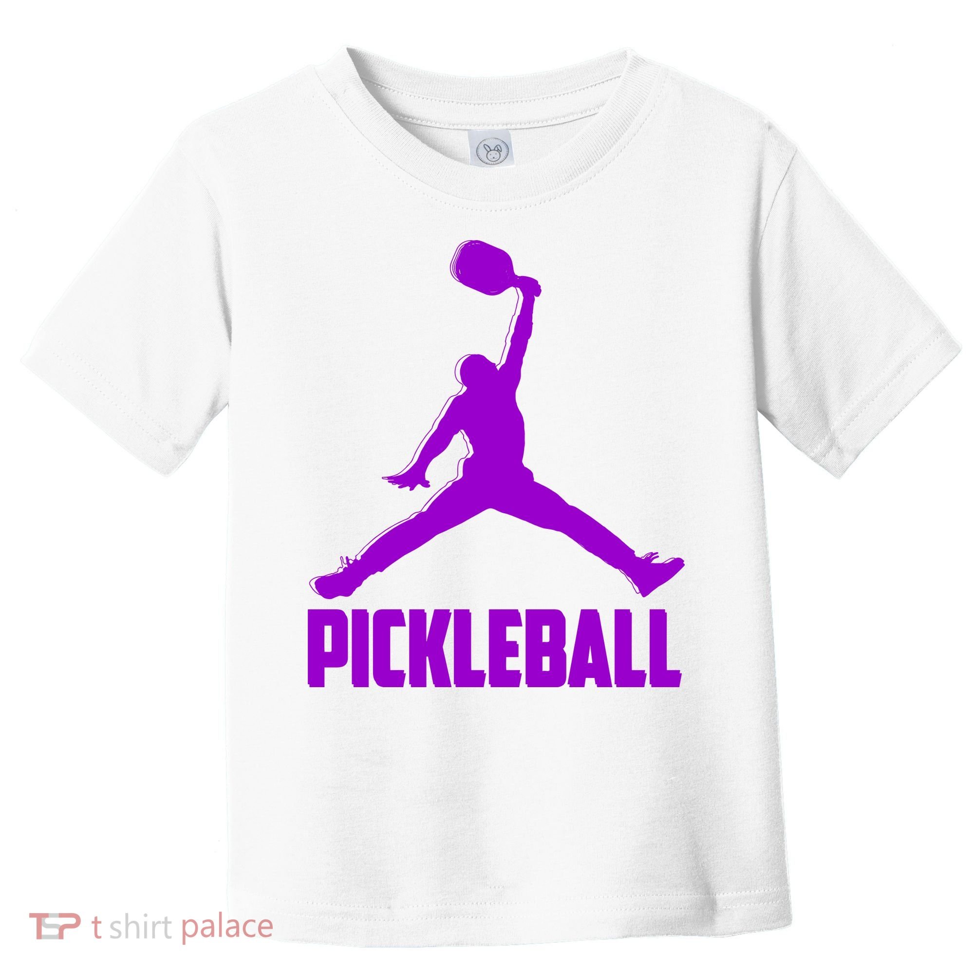 Purple Pickleball Sports Logo Toddler T-Shirt