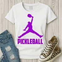 Purple Pickleball Sports Logo Women's T-Shirt thumb 3