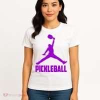 Purple Pickleball Sports Logo Women's T-Shirt thumb 4